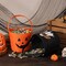 Halloween Bucket Halloween Basket for Kids (Black) - 9.8"L x 9.8"W x 7.5"H